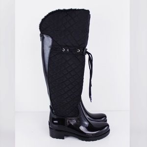 Furry Rain Boots